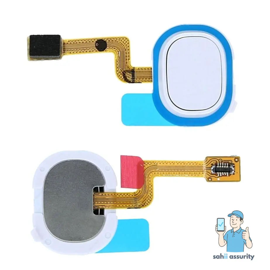 Fingerprint Sensor with Flex Cable for Samsung Galaxy A21s White